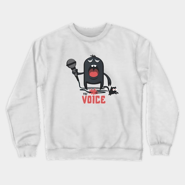 The great singer takes the stage Crewneck Sweatshirt by skeamworks